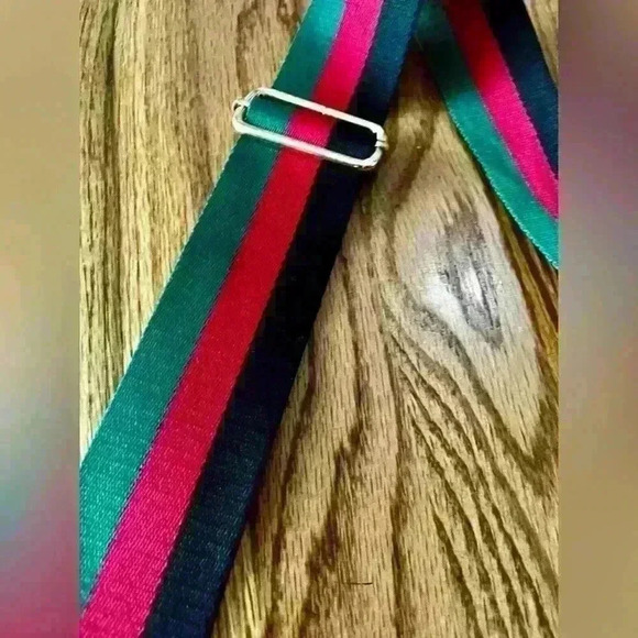 Adhorned Black Messenger Bag with Crossbody Strap. Vegan leather - Picture 8 of 12